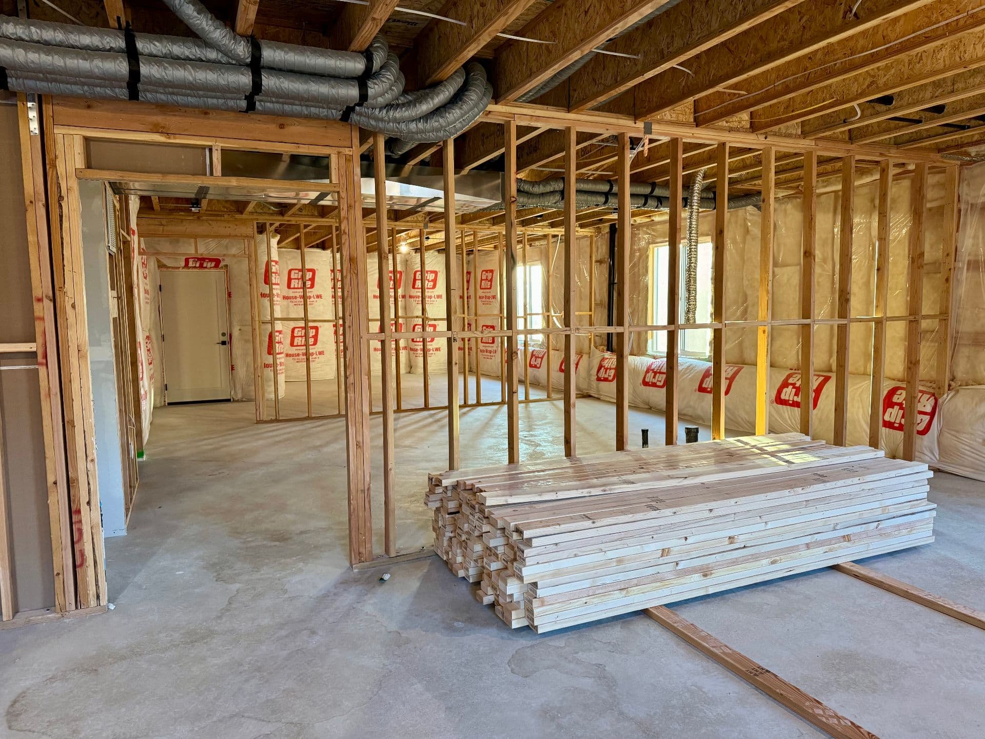 Basement Framing Project in Lehi UT