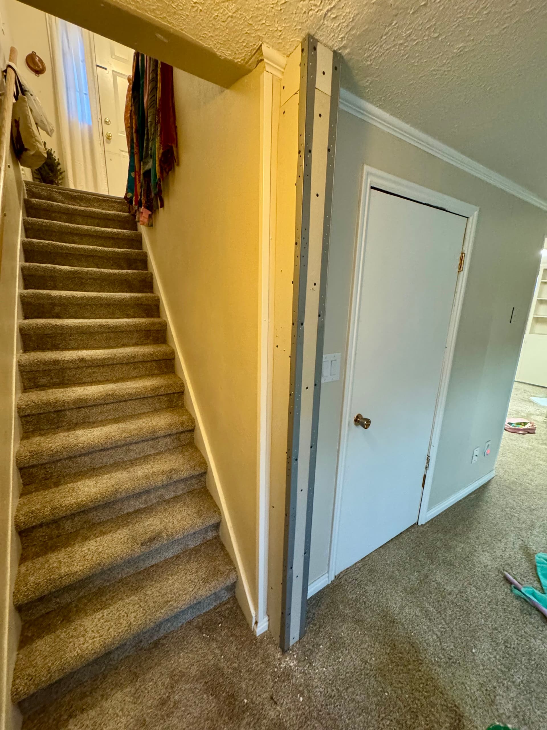 Improving Home Functionality with a Custom Wall for an Accordion Door