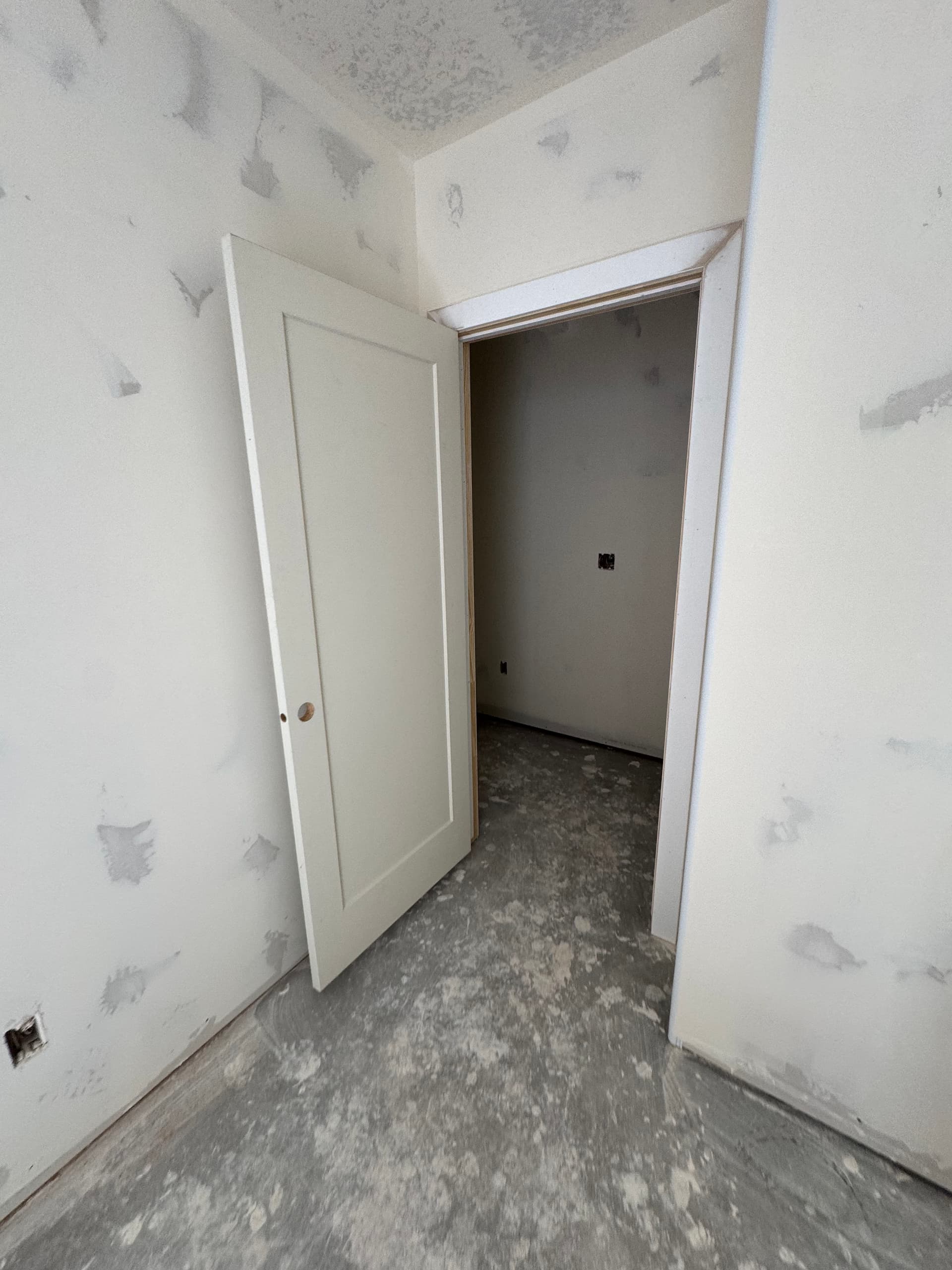Gallery photos for Door Hanging, Trim Work, and Built-In Bathroom Shelves: Image #1