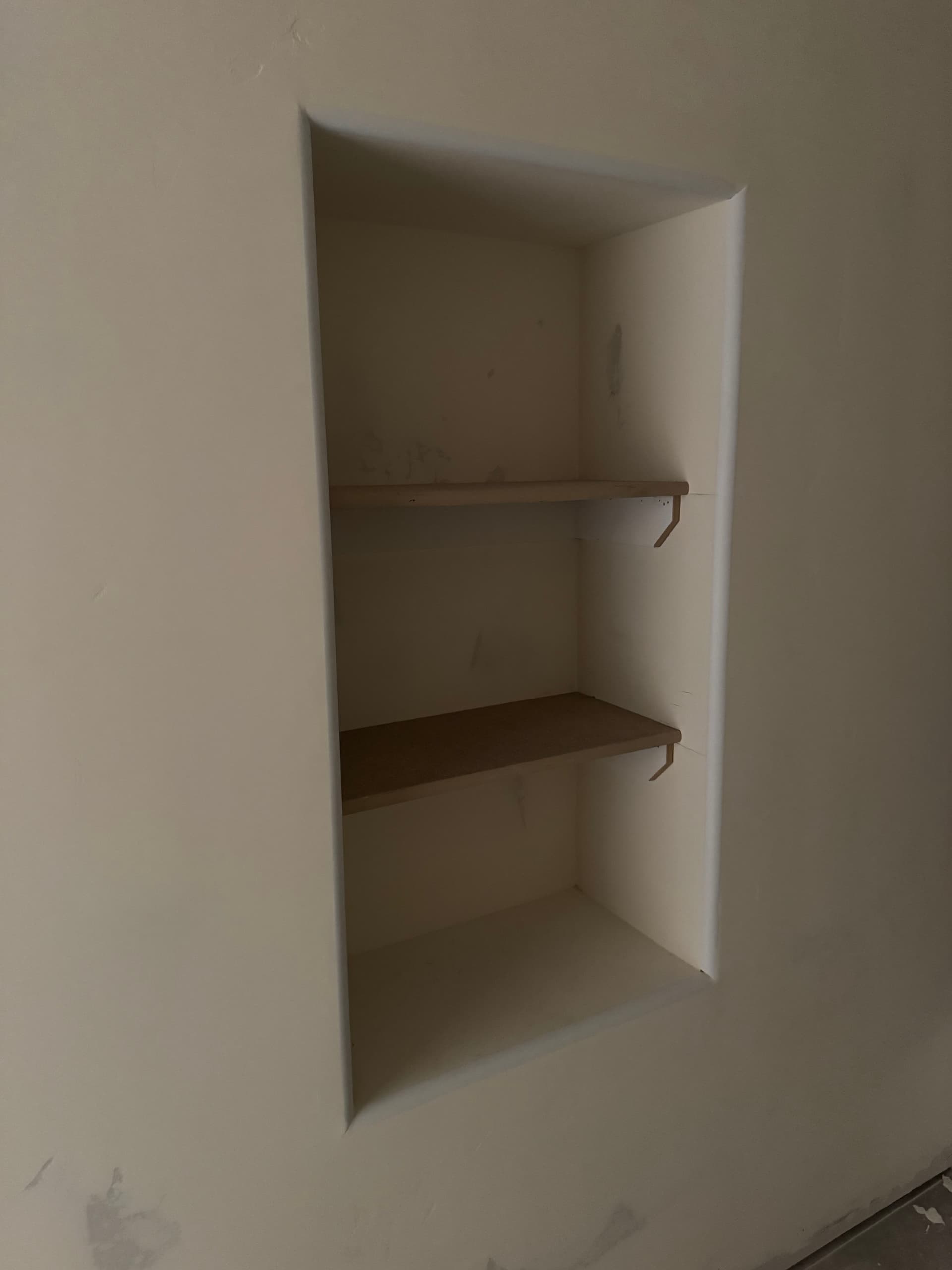Gallery photos for Door Hanging, Trim Work, and Built-In Bathroom Shelves: Image #3