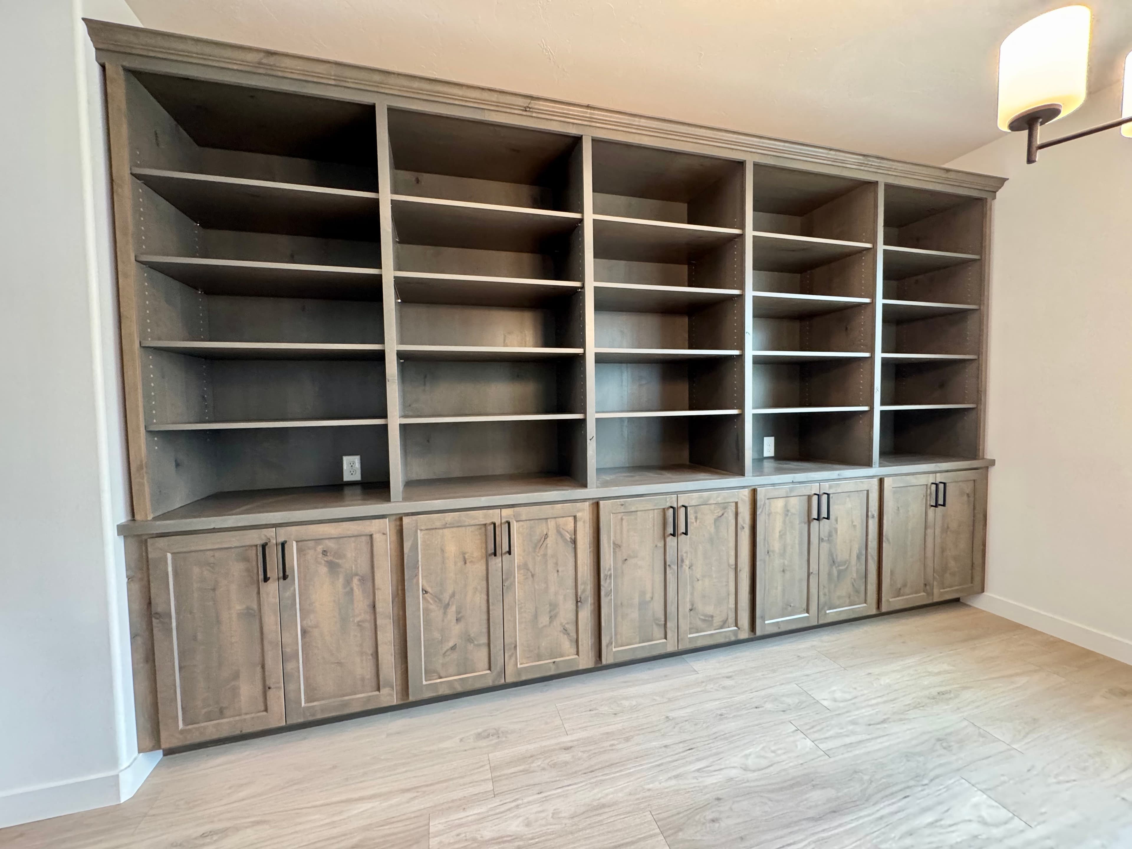 Project Knotty Alder Built-Ins That Look Like They Were Always There image