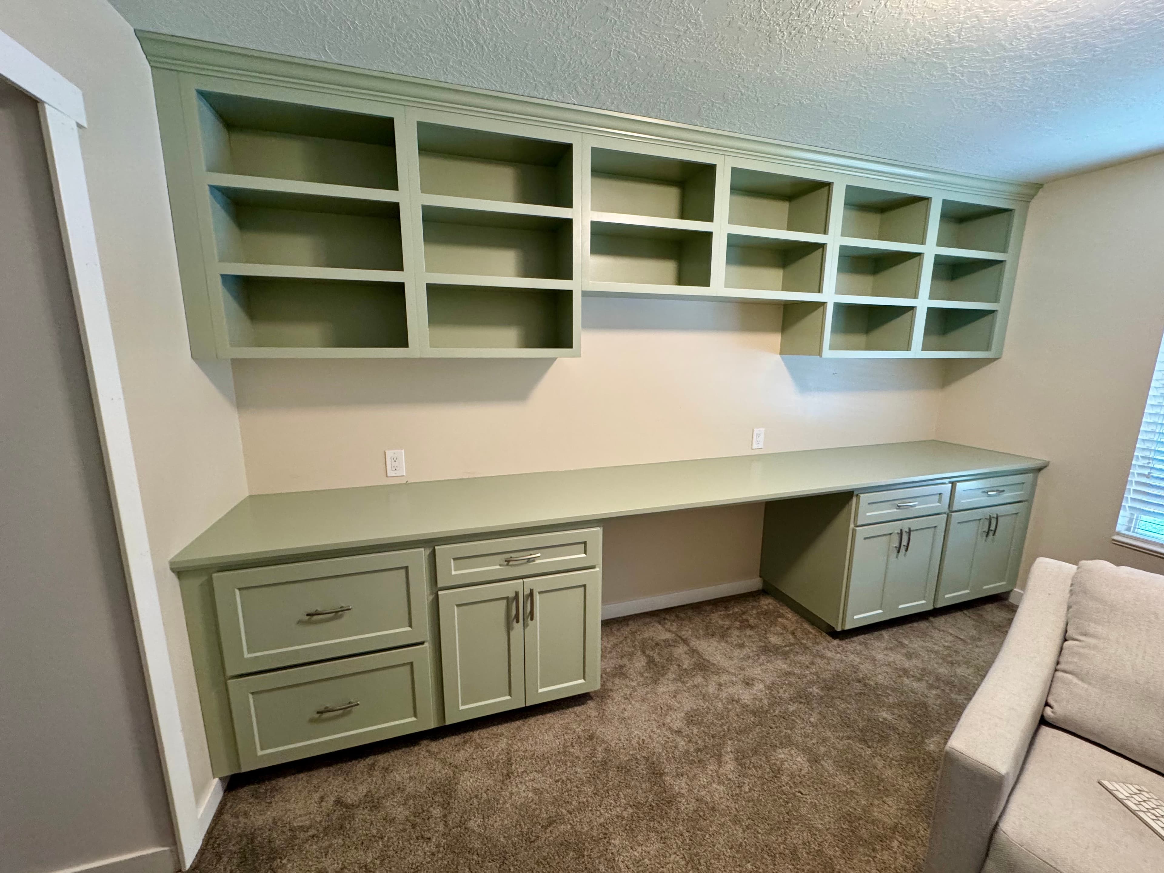 Project Custom Built-In Desk and Cabinet Setup That Actually Works image