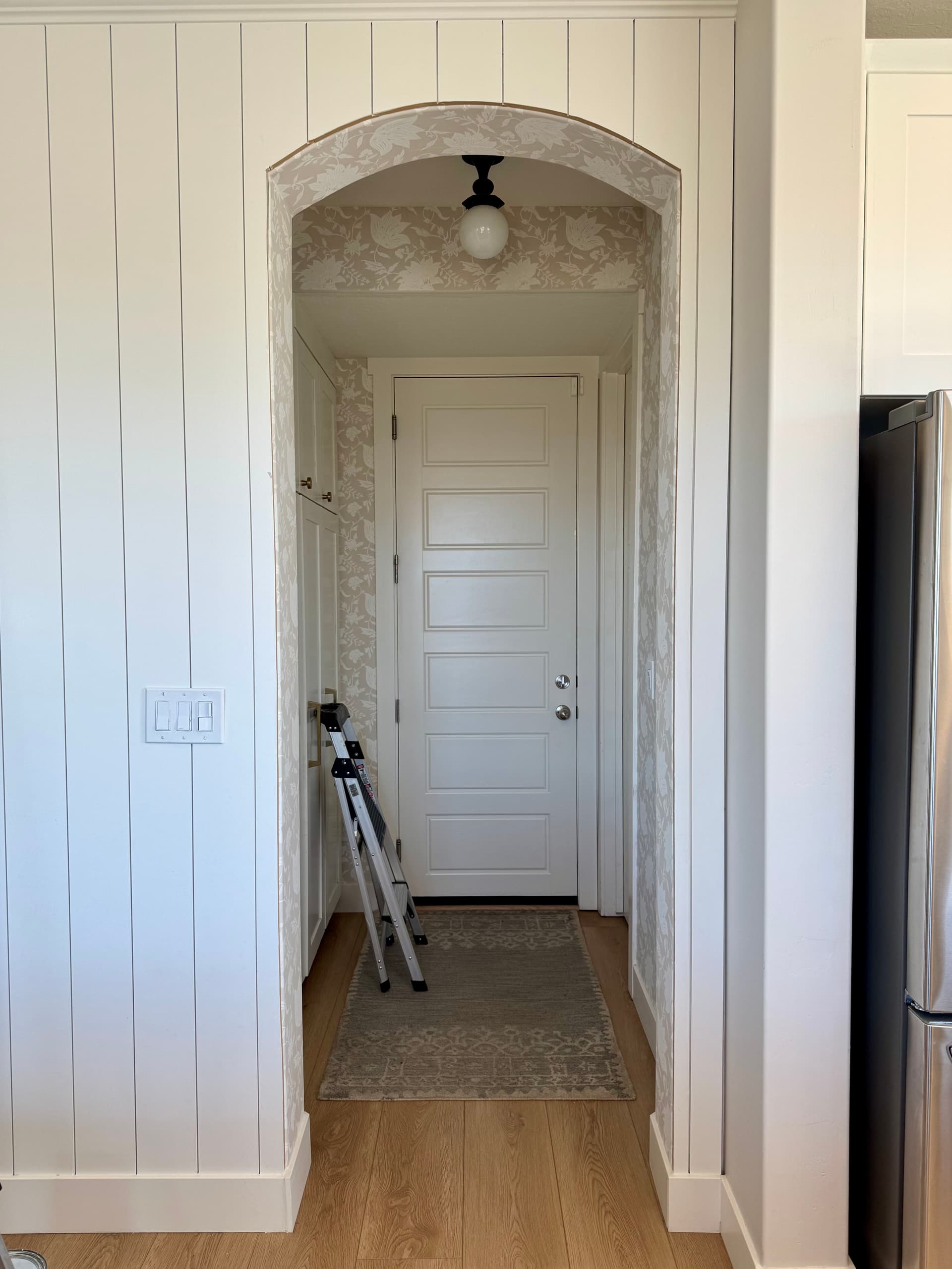 Elegant Archway Transformation with Heated PVC Trim