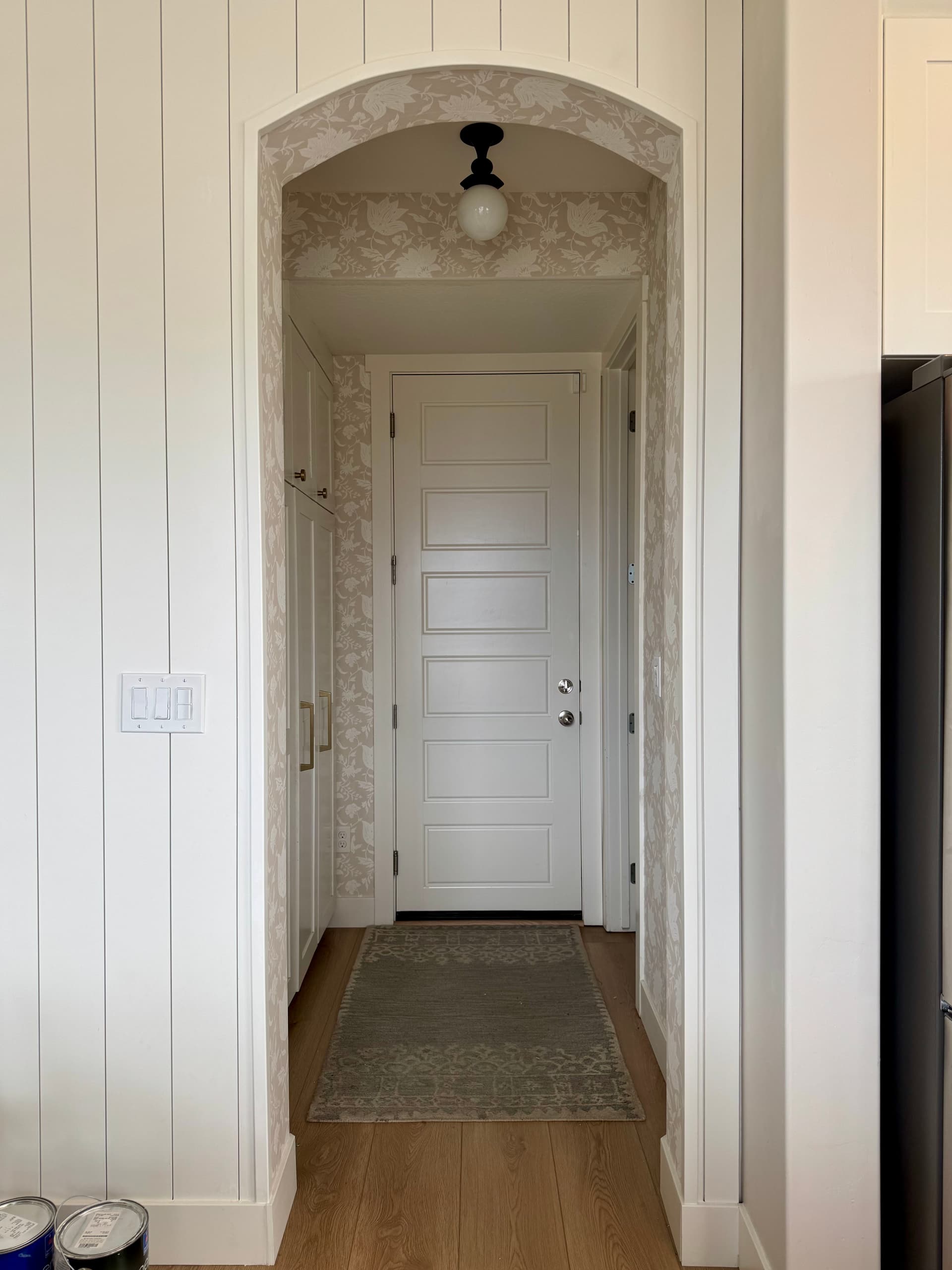 Elegant Archway Transformation with Heated PVC Trim