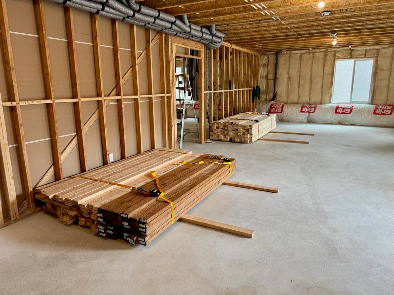 Preparing for Basement Framing in Lehi UT